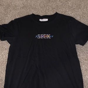 Black Seek Discomfort Shirt